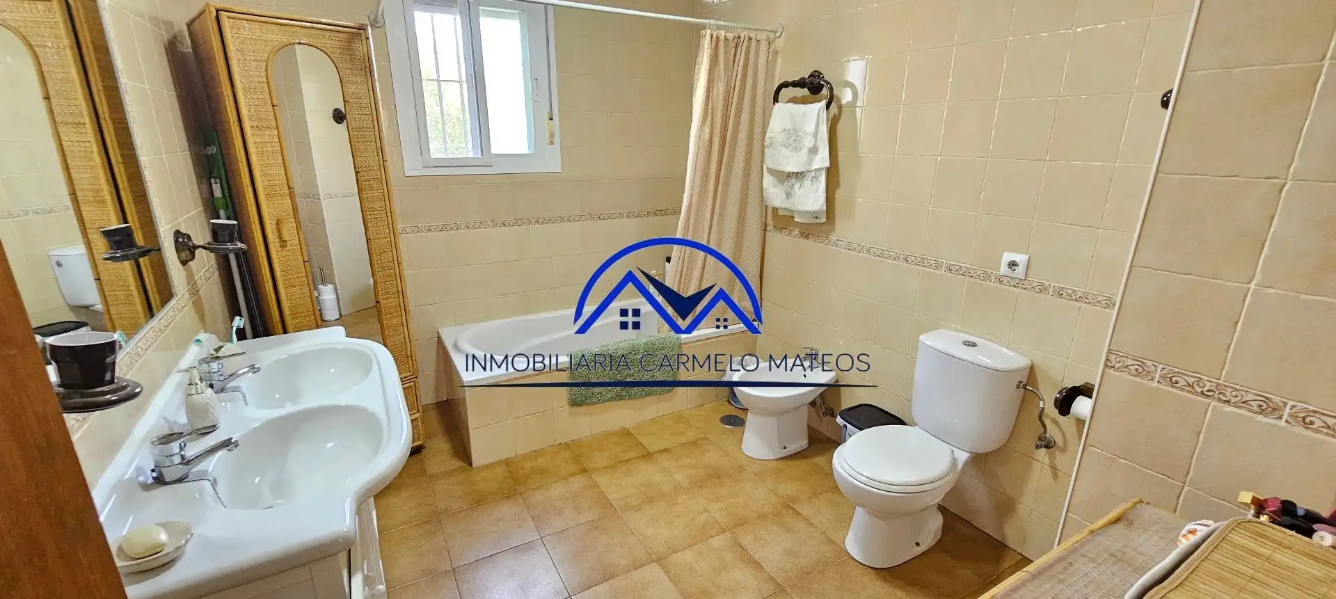 Bathroom of Houses for rent in Sanlúcar de Barrameda  with Air Conditioner, Private garden and Storage room