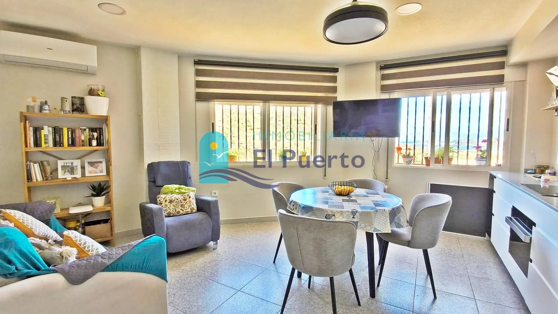Living room of Apartments for sale in Mazarrón  with Air Conditioner, Heating and Furnished