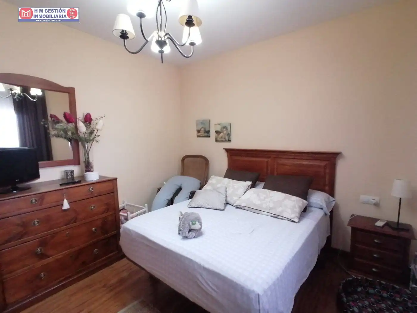 Schlafzimmer von Country house zum Verkauf in Alcázar de San Juan mit Privatgarten, Schwimmbad und Möbliert