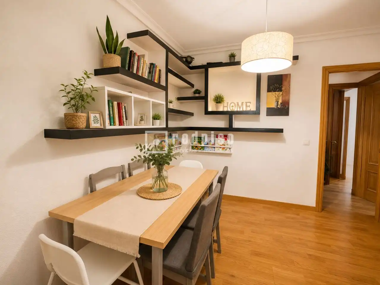 Dining room of Flat for sale in Fuenlabrada  with Heating, Private garden and Parquet flooring