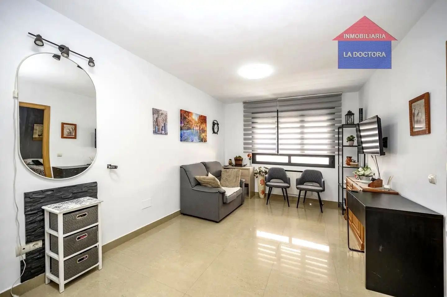 Sala de estar de Piso en venta en El Álamo con Aire acondicionado, Calefacción y Trastero