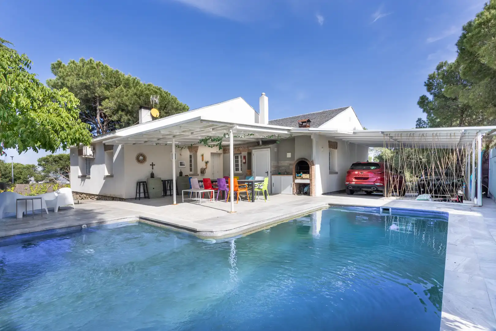 Swimming pool of Houses for sale in Valdemorillo  with Air Conditioner, Heating and Private garden