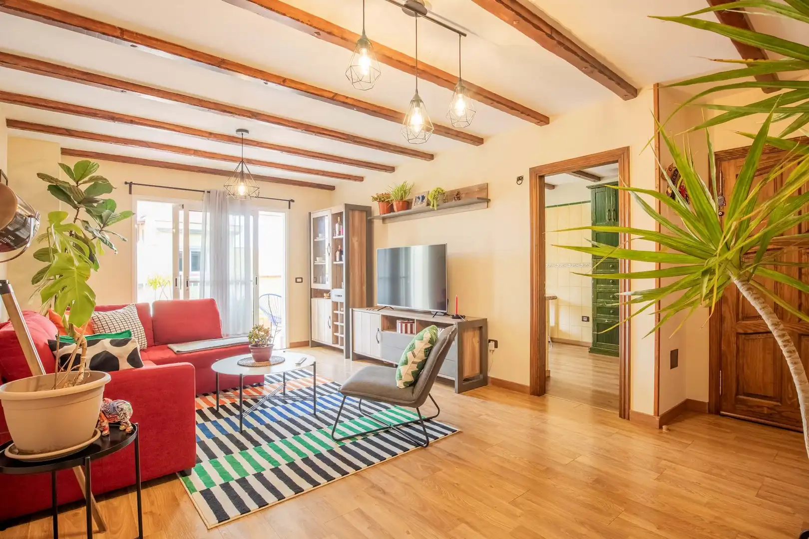 Sala de estar de Piso en venta en Los Realejos con Terraza, Trastero y Amueblado