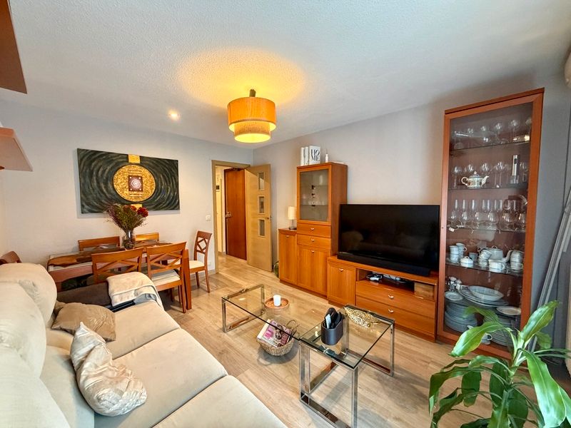 Living room of Flat for sale in  Madrid Capital  with Air Conditioner, Heating and Terrace