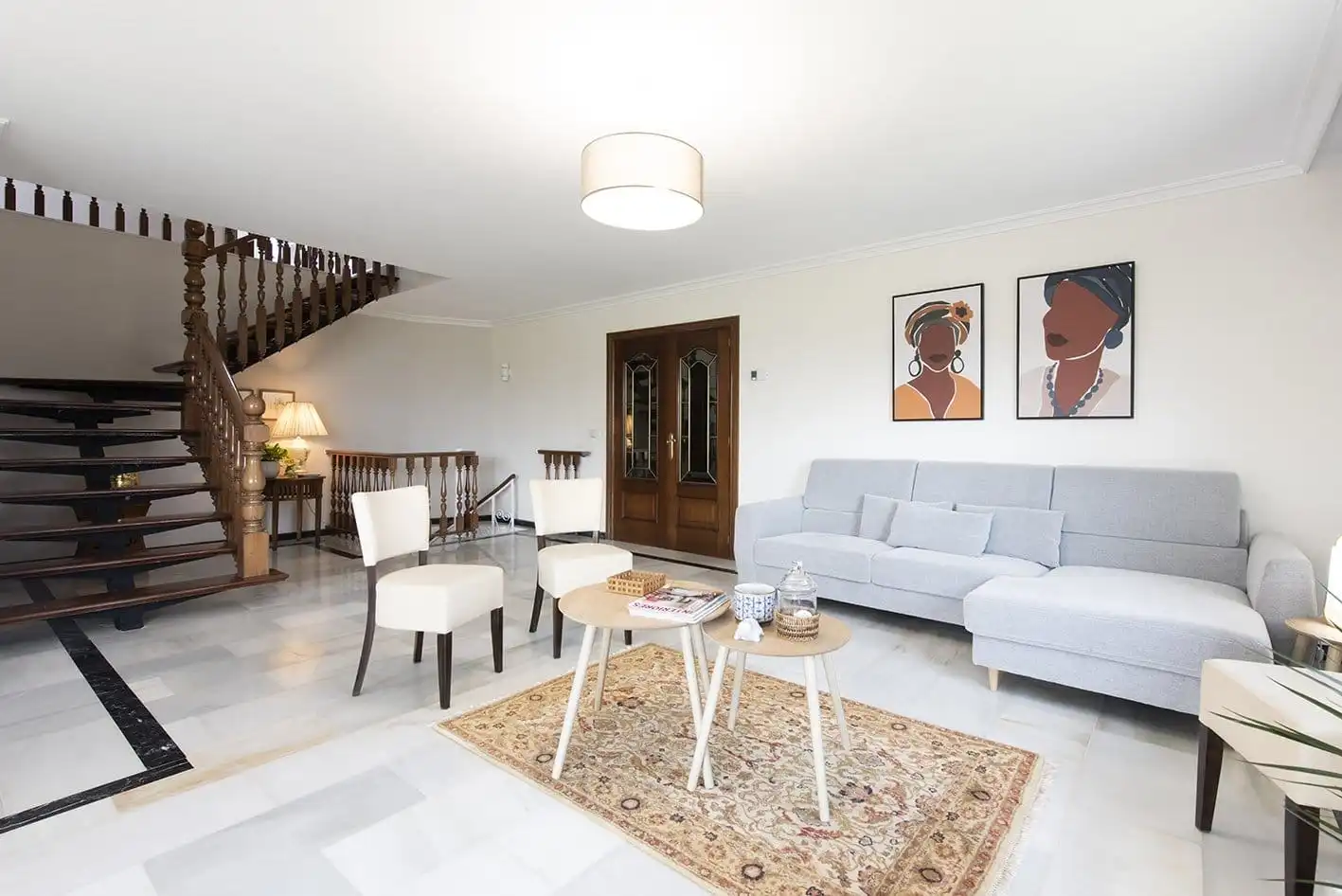 Sala d'estar de Casa o xalet en venda en Gondomar amb Calefacció, Parquet i Terrassa