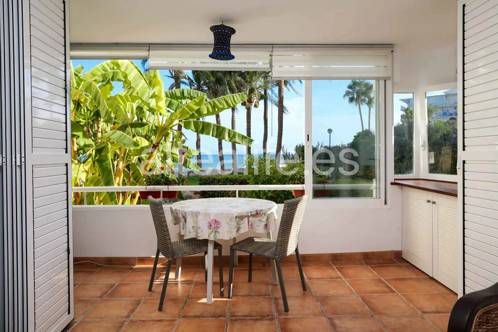 Jardí de Apartament de lloguer en Altea amb Calefacció, Terrassa i Moblat