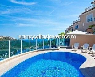 Swimming pool of House or chalet for sale in Moraira  with Air Conditioner, Terrace and Swimming Pool