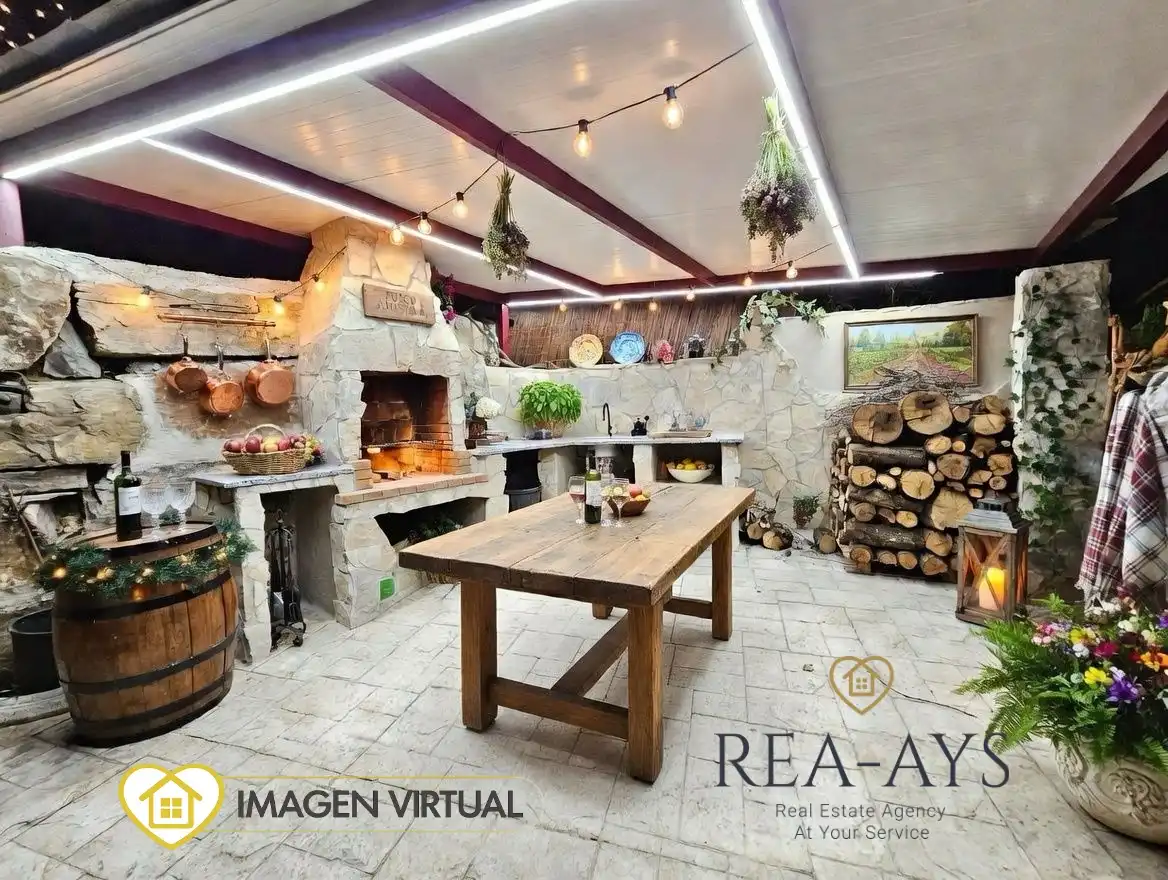 Terraza de Casa o chalet en venta en Cervelló con Aire acondicionado, Calefacción y Jardín privado