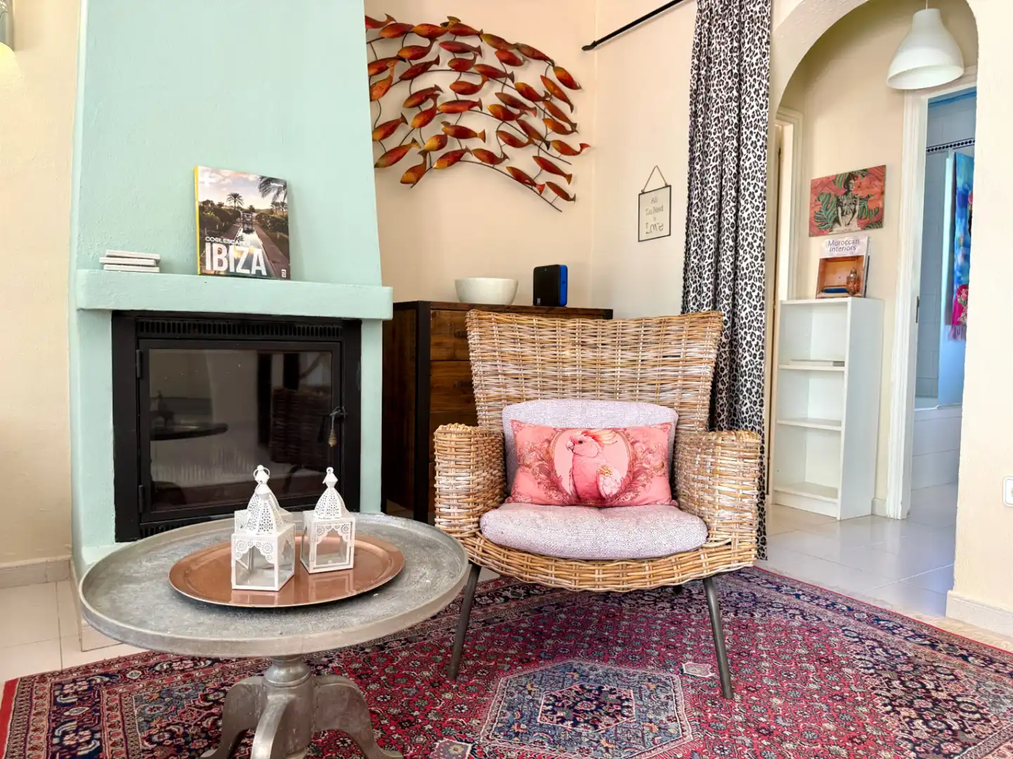 Sala de estar de Casa o chalet en venta en Santa Eulària des Riu con Aire acondicionado, Calefacción y Terraza