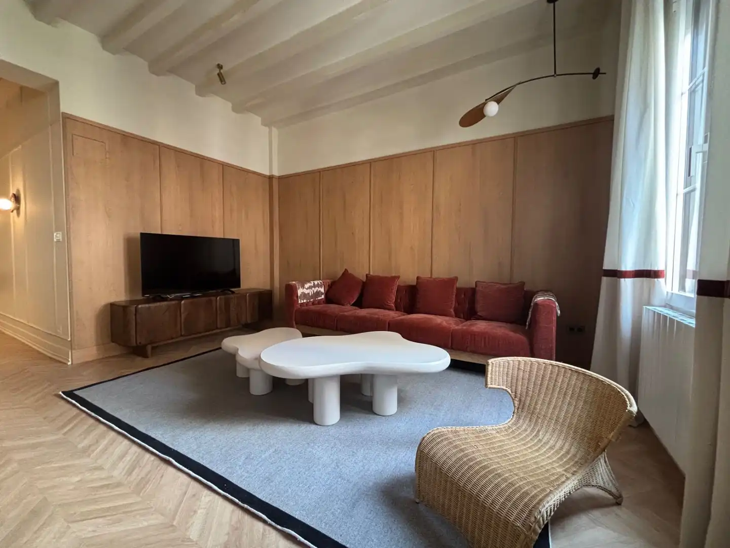 Wohnzimmer von Wohnung zum Verkauf in Zaragoza mit Klimaanlage und Heizung