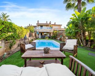 Garden of Single-family semi-detached for sale in Alcúdia  with Air Conditioner, Terrace and Swimming Pool