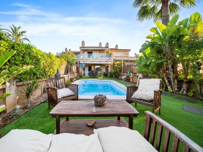 Jardí de Casa adosada en venda en Alcúdia amb Aire condicionat, Terrassa i Piscina