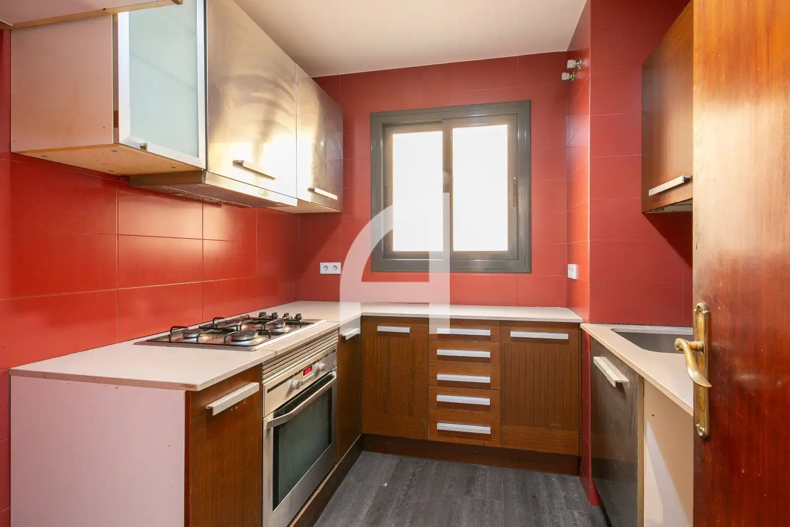 Kitchen of Flat for sale in Barcelona  with Parquet flooring