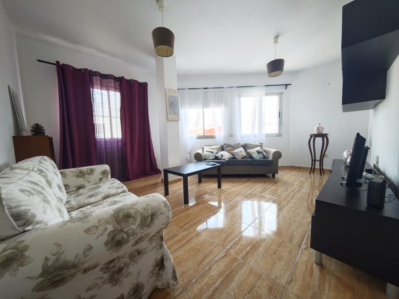 Living room of Flat to rent in Santa Lucía de Tirajana  with Air Conditioner and Furnished
