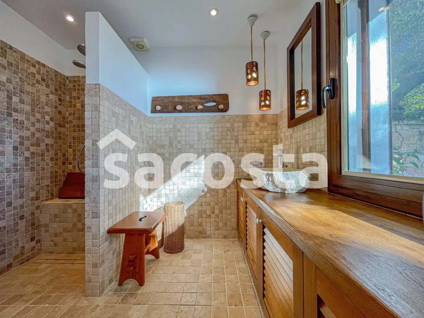 Baño de Casa o chalet en venta en Lloret de Mar con Aire acondicionado, Calefacción y Jardín privado