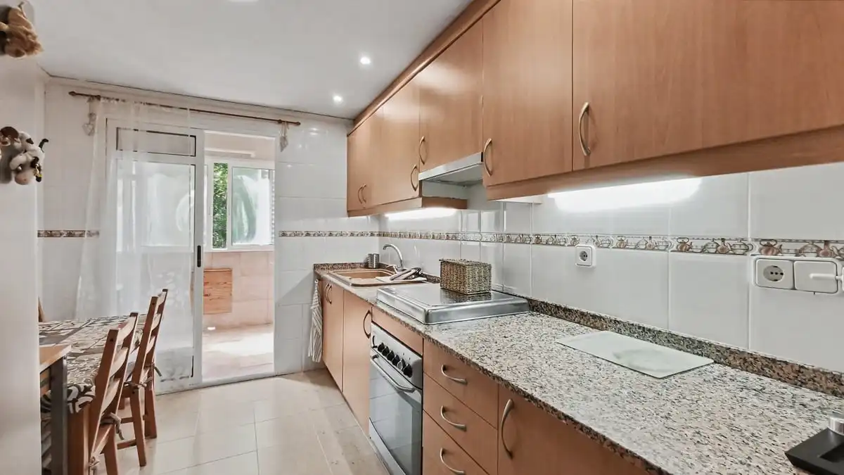 Kitchen of Flat for sale in Dénia  with Air Conditioner, Heating and Terrace