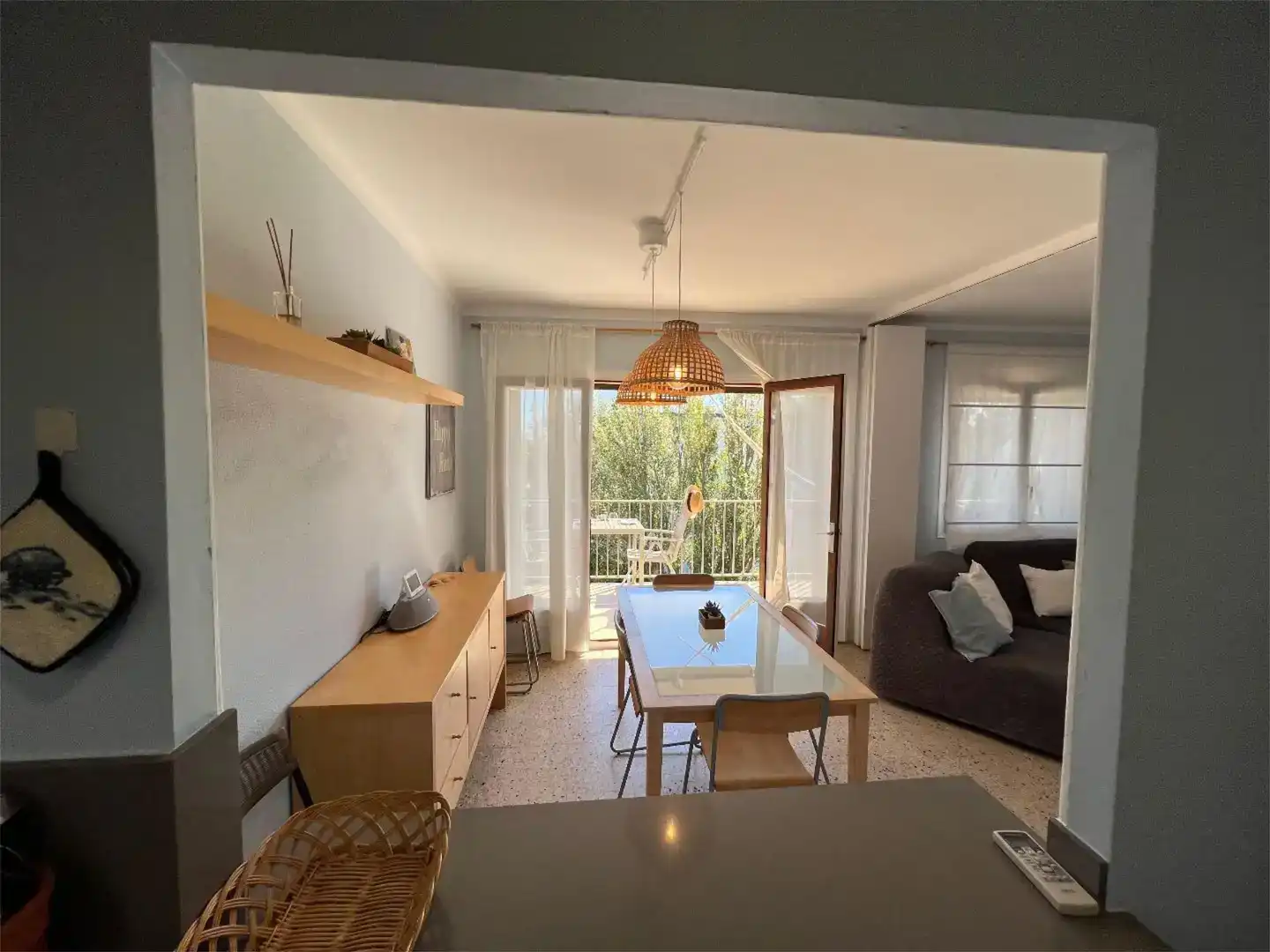 Dining room of Flat for sale in L'Estartit  with Air Conditioner, Furnished and Balcony