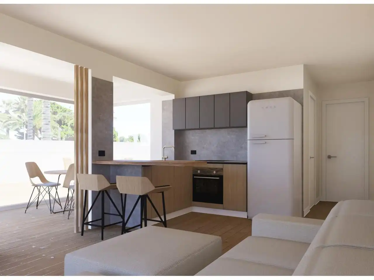 Kitchen of Apartments for sale in Cambrils  with Air Conditioner, Heating and Terrace