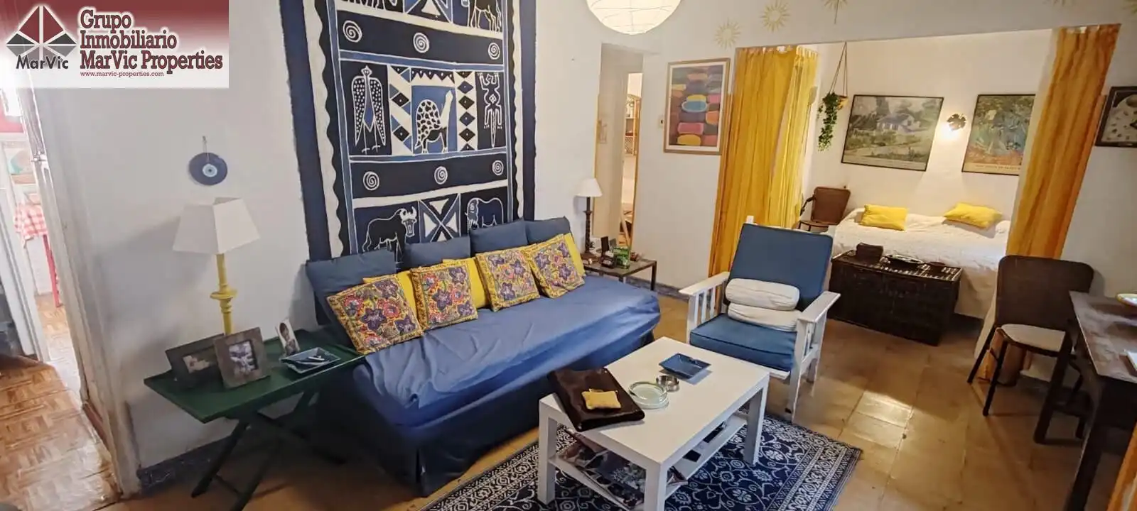Sala de estar de Casa o chalet en venta en Benidorm con Terraza y Amueblado