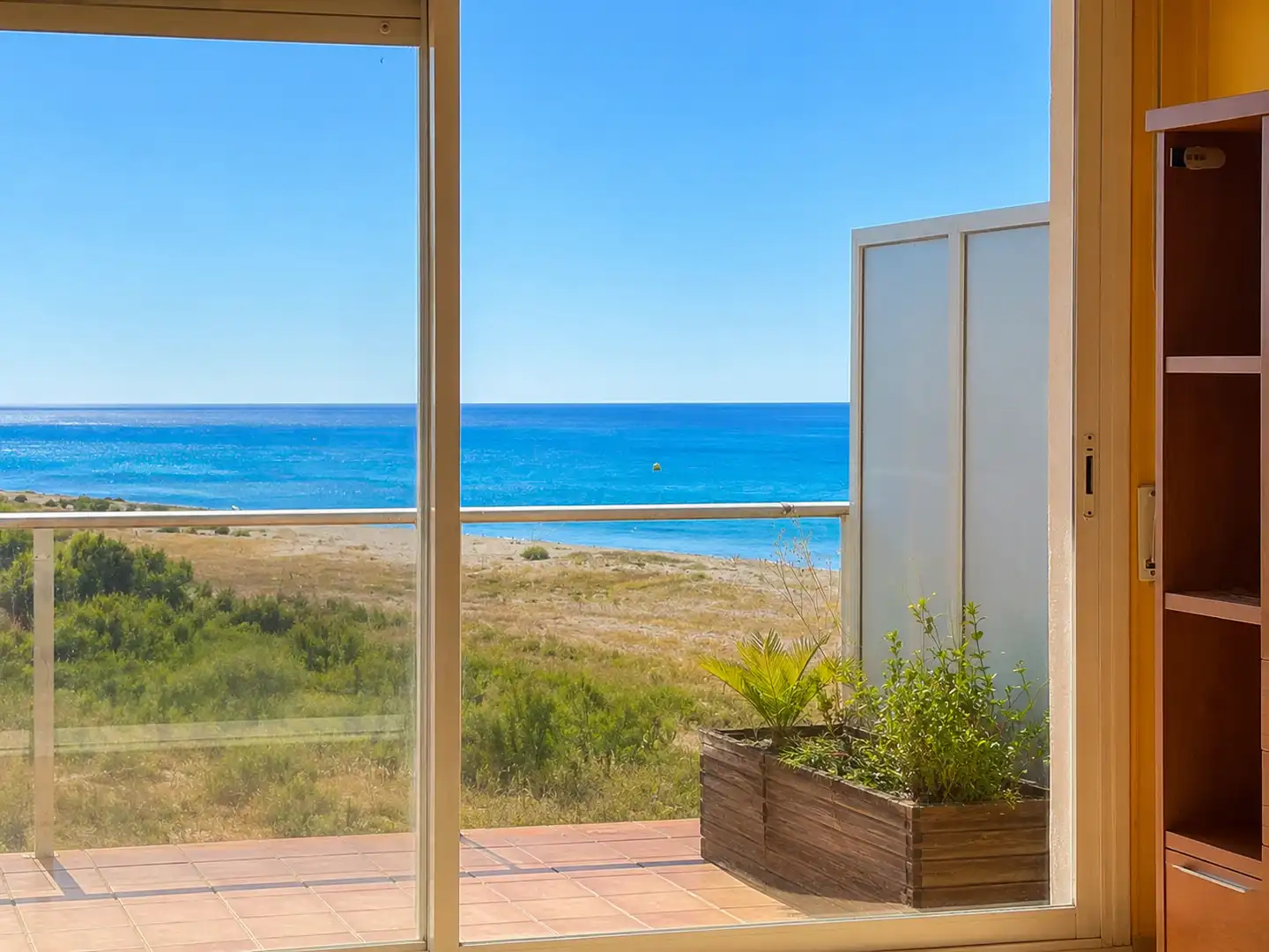 Balcony of Flat for sale in Cubelles  with Private garden, Terrace and Swimming Pool