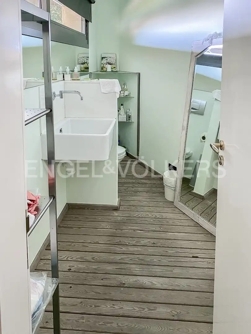 Baño de Casa o chalet en venta en Barcelona con Calefacción, Jardín privado y Parquet