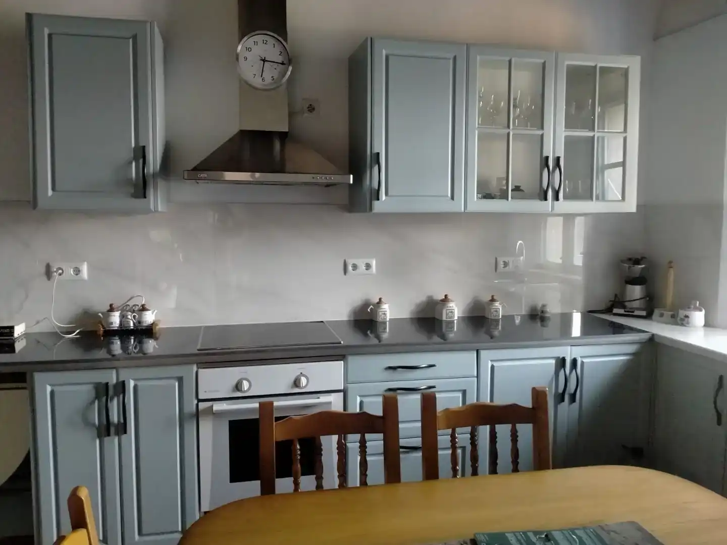 Cocina de Finca rústica en venta en Mesía con Jardín privado, Parquet y Amueblado