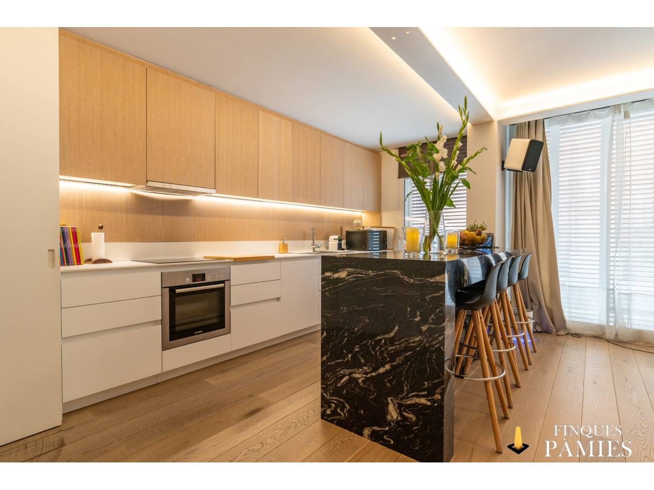 Cuina de Pis en venda en  Barcelona Capital amb Aire condicionat, Calefacció i Parquet
