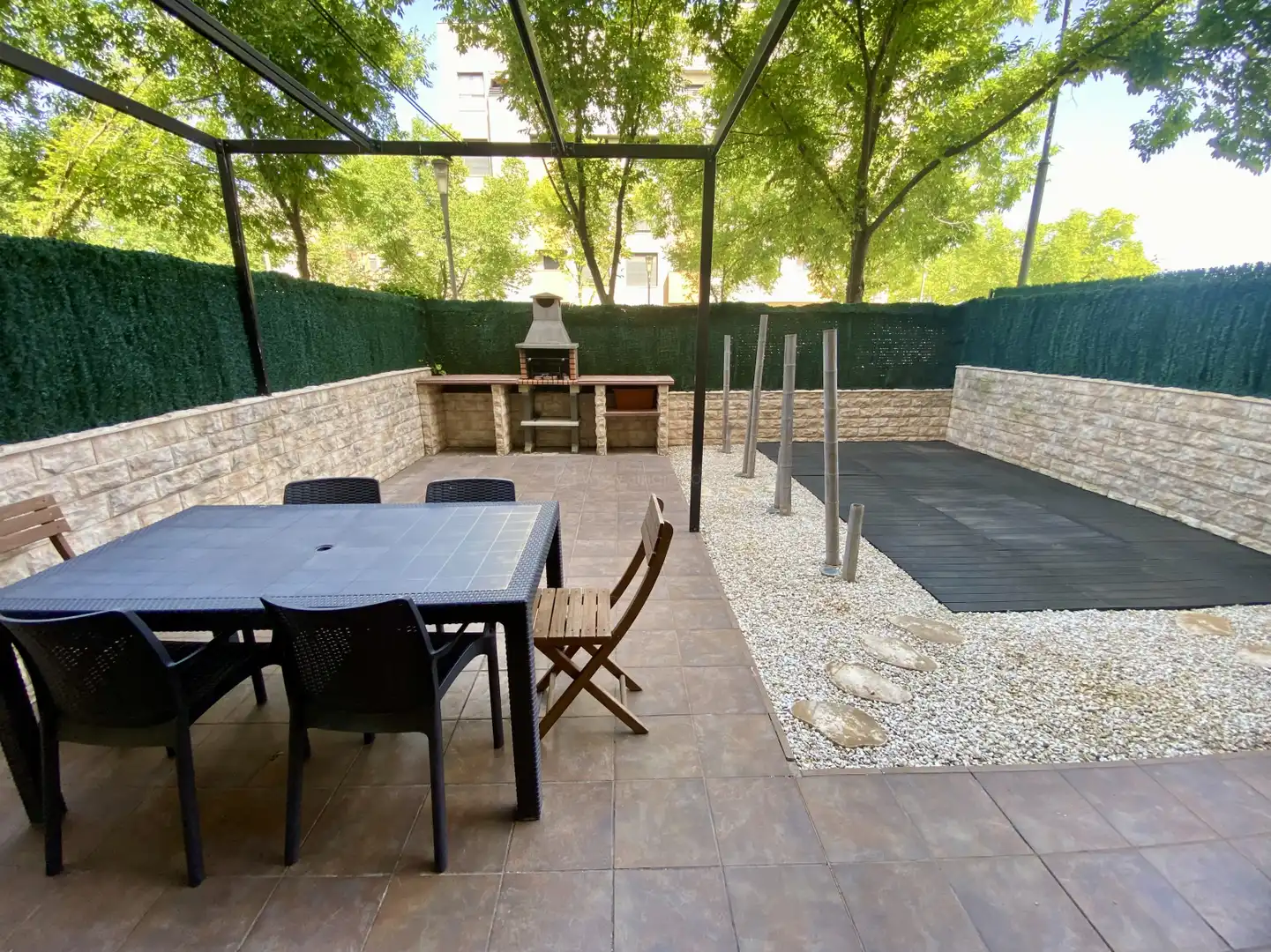 Terrace of Flat for rent in  Logroño  with Air Conditioner, Heating and Private garden