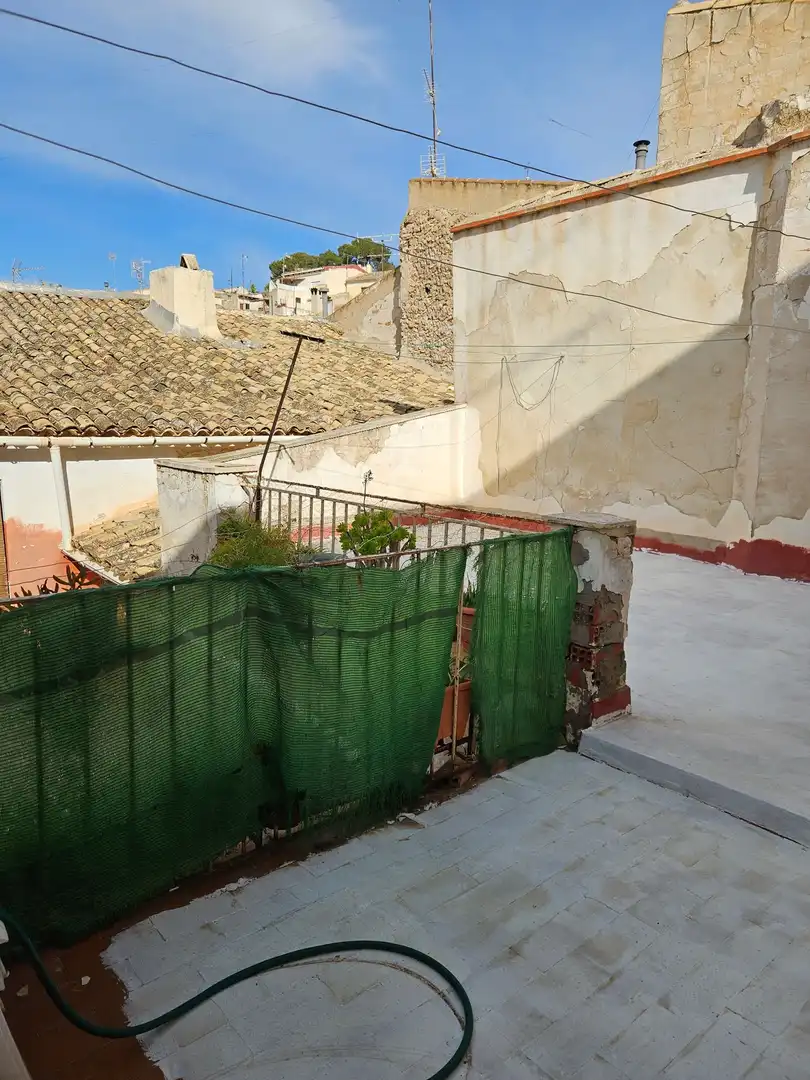 Terraza de Casa adosada en venta en Monóvar  / Monòver con Aire acondicionado, Calefacción y Jardín privado