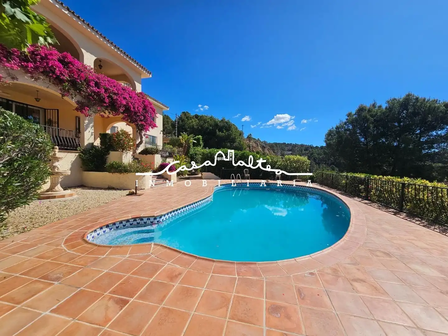 Piscina de Casa o chalet en venta en Altea con Aire acondicionado, Jardín privado y Terraza