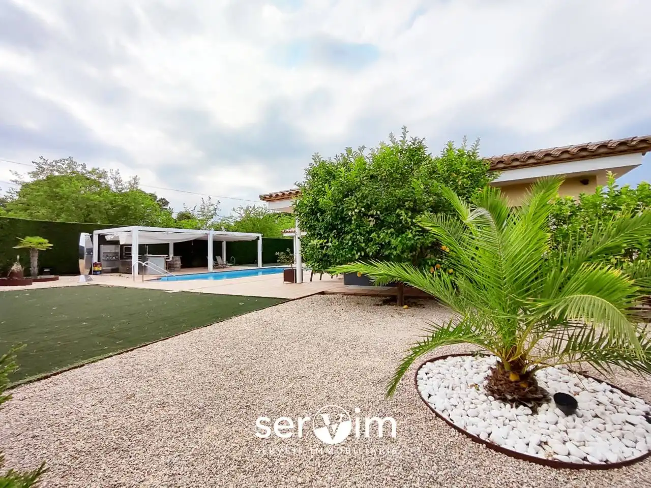 Garden of Houses for sale in Llagostera  with Air Conditioner, Private garden and Terrace