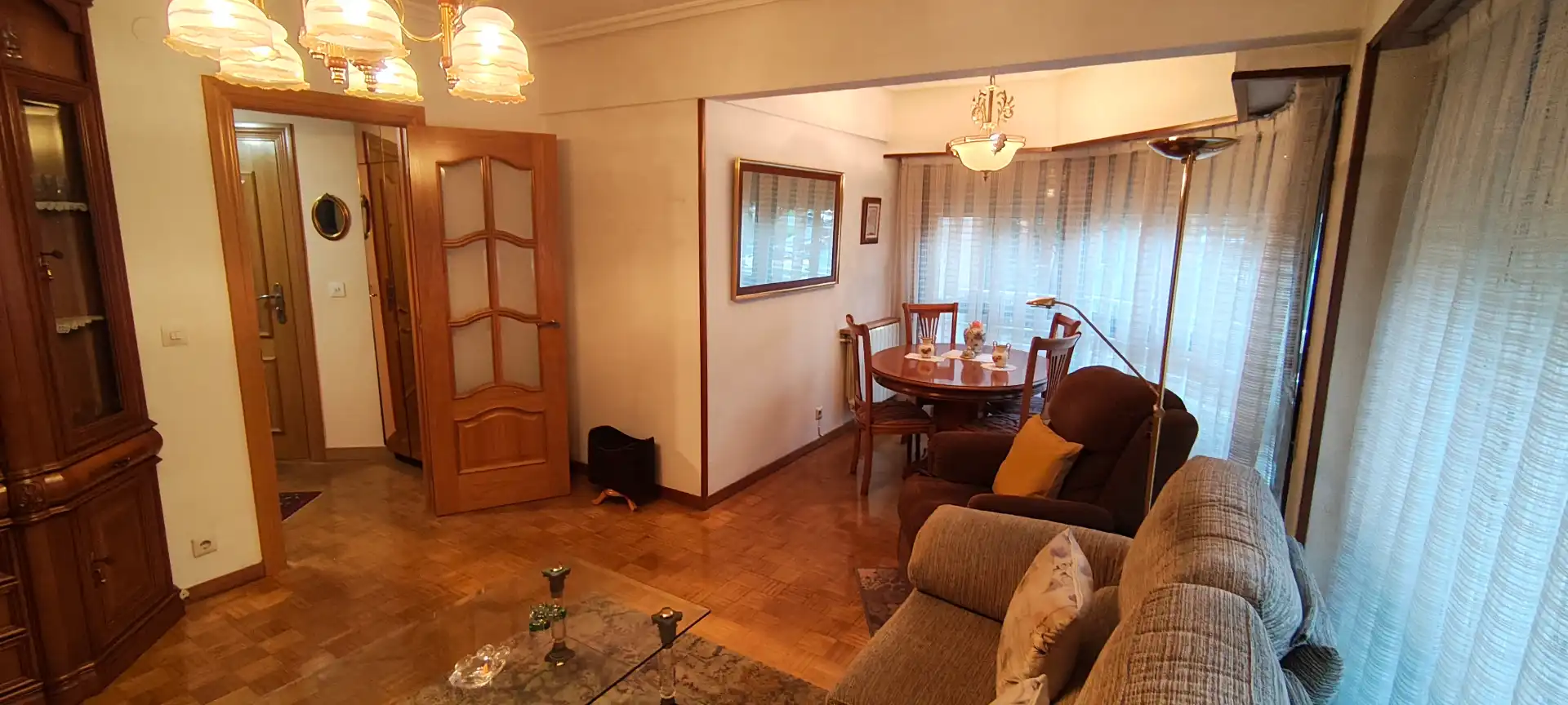 Sala de estar de Piso en venta en  Logroño con Calefacción, Parquet y Trastero