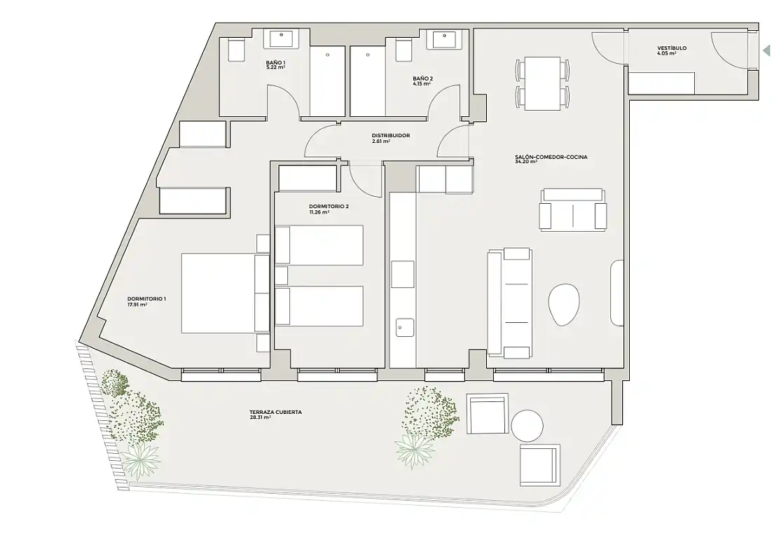 Apartamento con jardín en venta en La Carihuela - Los Nidos, imagen 12