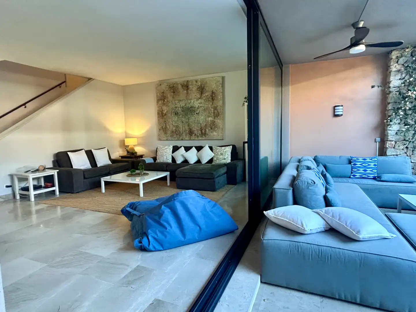 Living room of Flat for rent in Son Servera  with Air Conditioner, Heating and Terrace