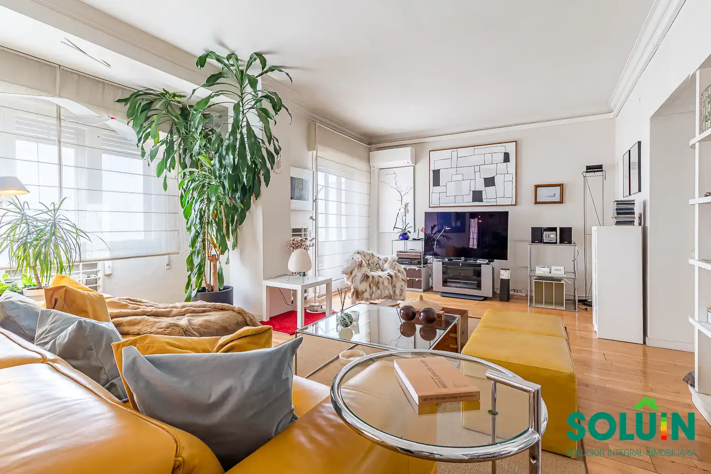 Sala de estar de Piso en venta en Madrid con Aire acondicionado, Calefacción y Parquet