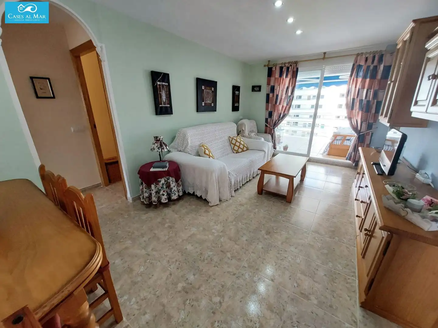 Sala de estar de Apartamento en venta en Oropesa del Mar / Orpesa con Aire acondicionado, Calefacción y Terraza