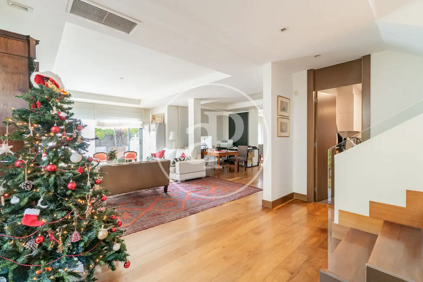 Living room of Houses for sale in Boadilla del Monte  with Air Conditioner, Heating and Private garden