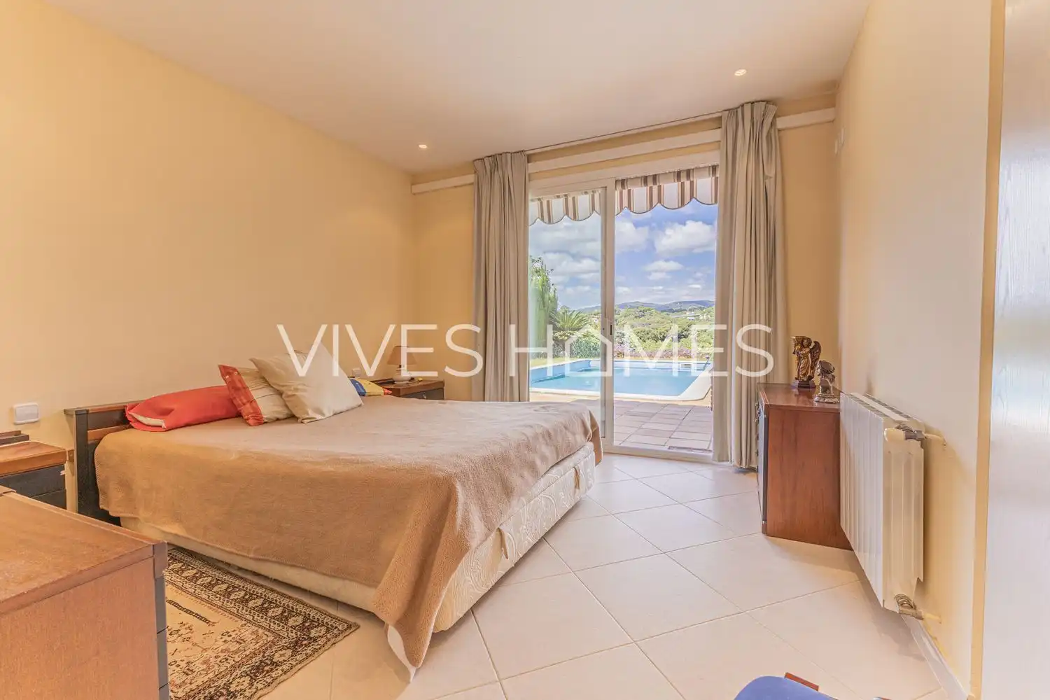 Bedroom of Houses for sale in Caldes d'Estrac  with Air Conditioner, Heating and Private garden