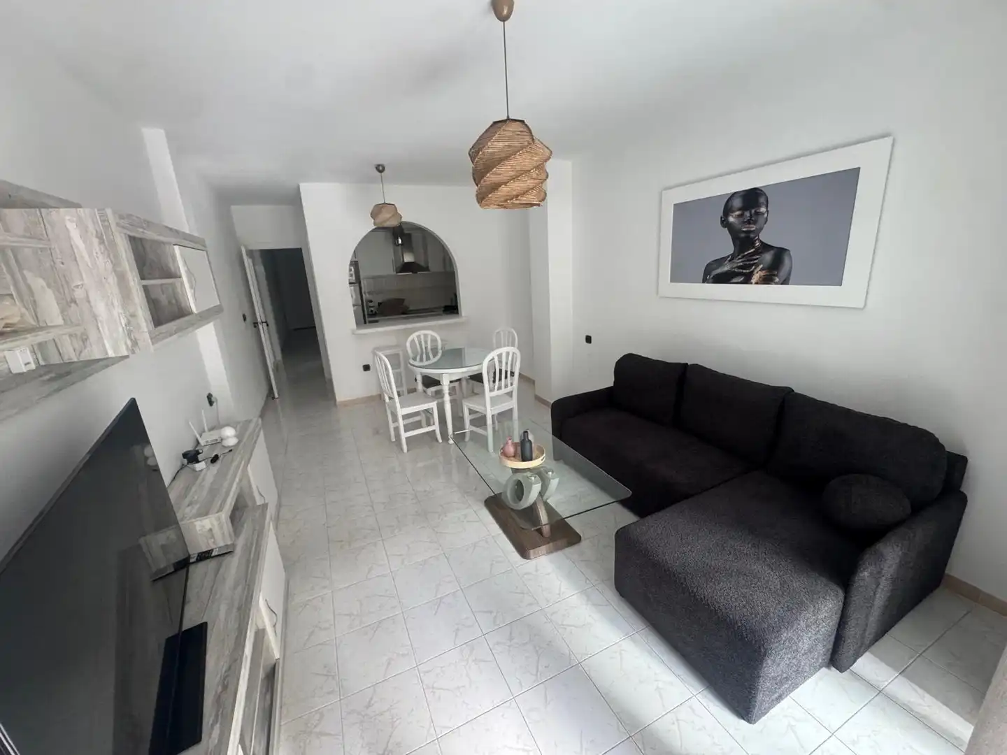 Wohnzimmer von Wohnung zum Verkauf in Torrevieja mit Balkon