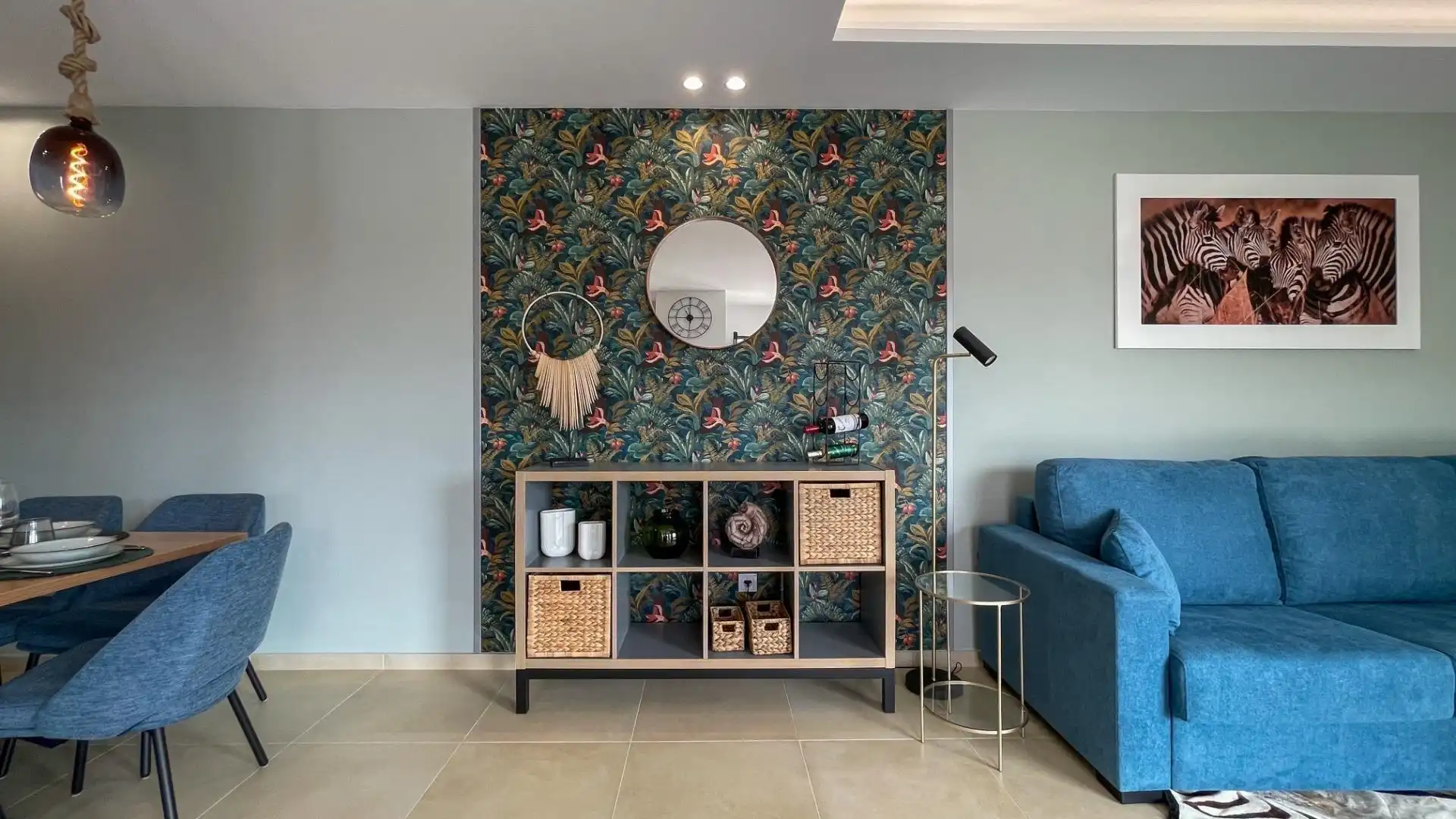 Living room of Houses for rent in Finestrat  with Air Conditioner, Heating and Private garden