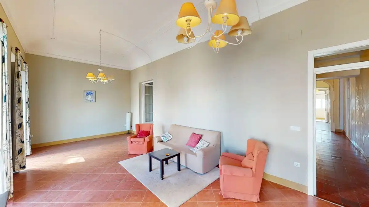Living room of Flat for sale in Villafranca de los Barros  with Terrace, Storage room and Balcony