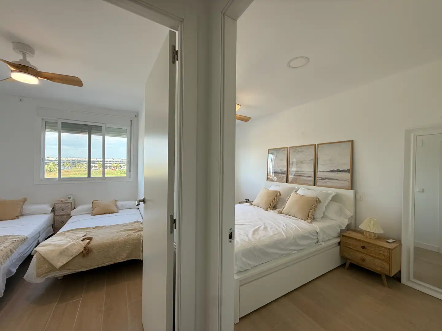 Dormitori de Apartament de lloguer en Almenara amb Aire condicionat, Calefacció i Terrassa