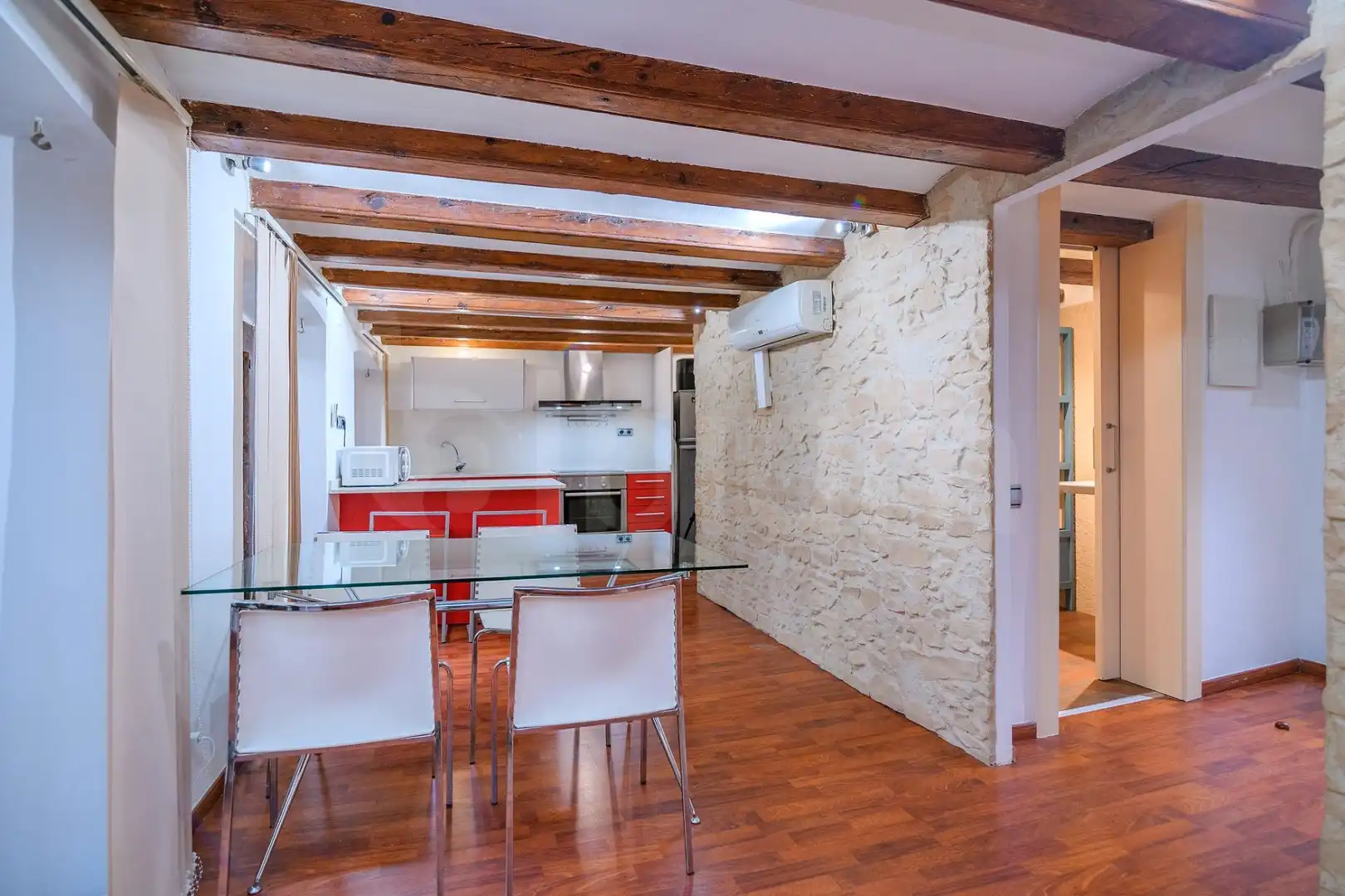 Cocina de Piso en venta en Barcelona con Aire acondicionado y Parquet