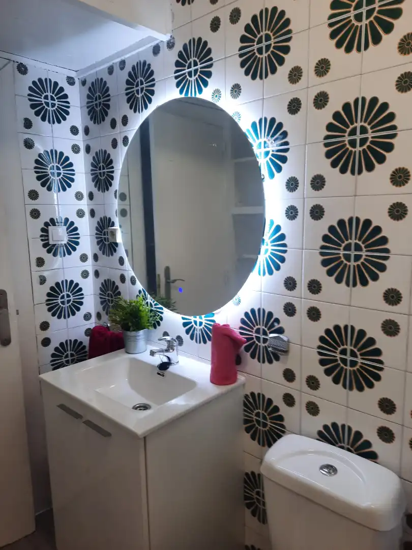 Baño de Piso de alquiler en Zaragoza con Calefacción, Amueblado y Horno