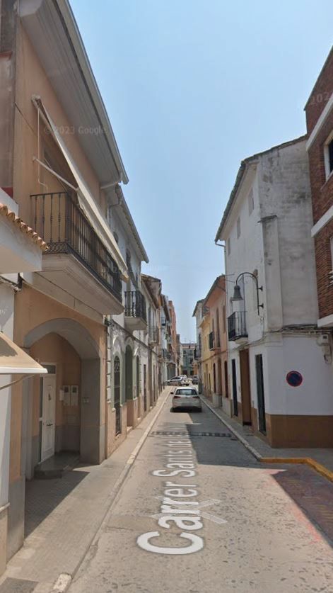 Exterior view of Single-family semi-detached for sale in Villanueva de Castellón