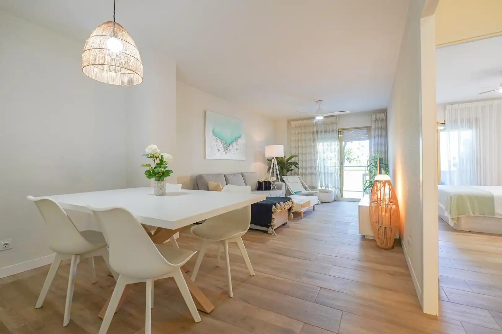 Sala de estar de Piso en venta en Cambrils con Jardín privado, Terraza y Balcón