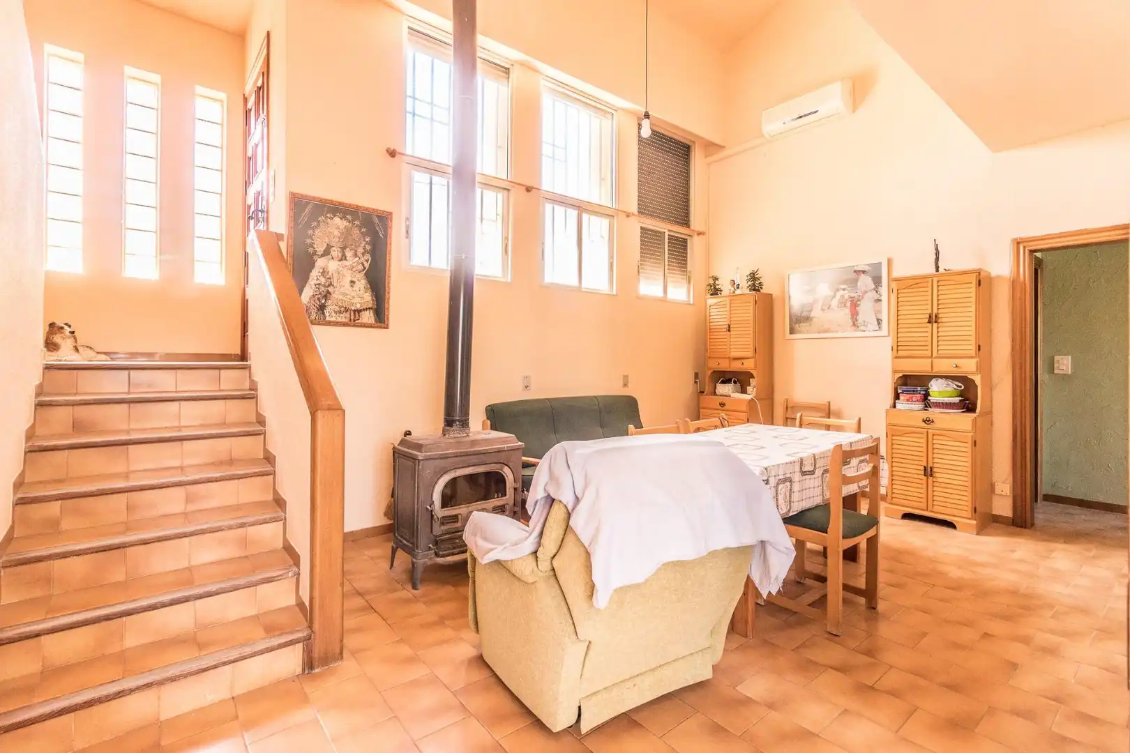 Sala d'estar de Casa o xalet en venda en Alfarb amb Aire condicionat, Calefacció i Jardí privat