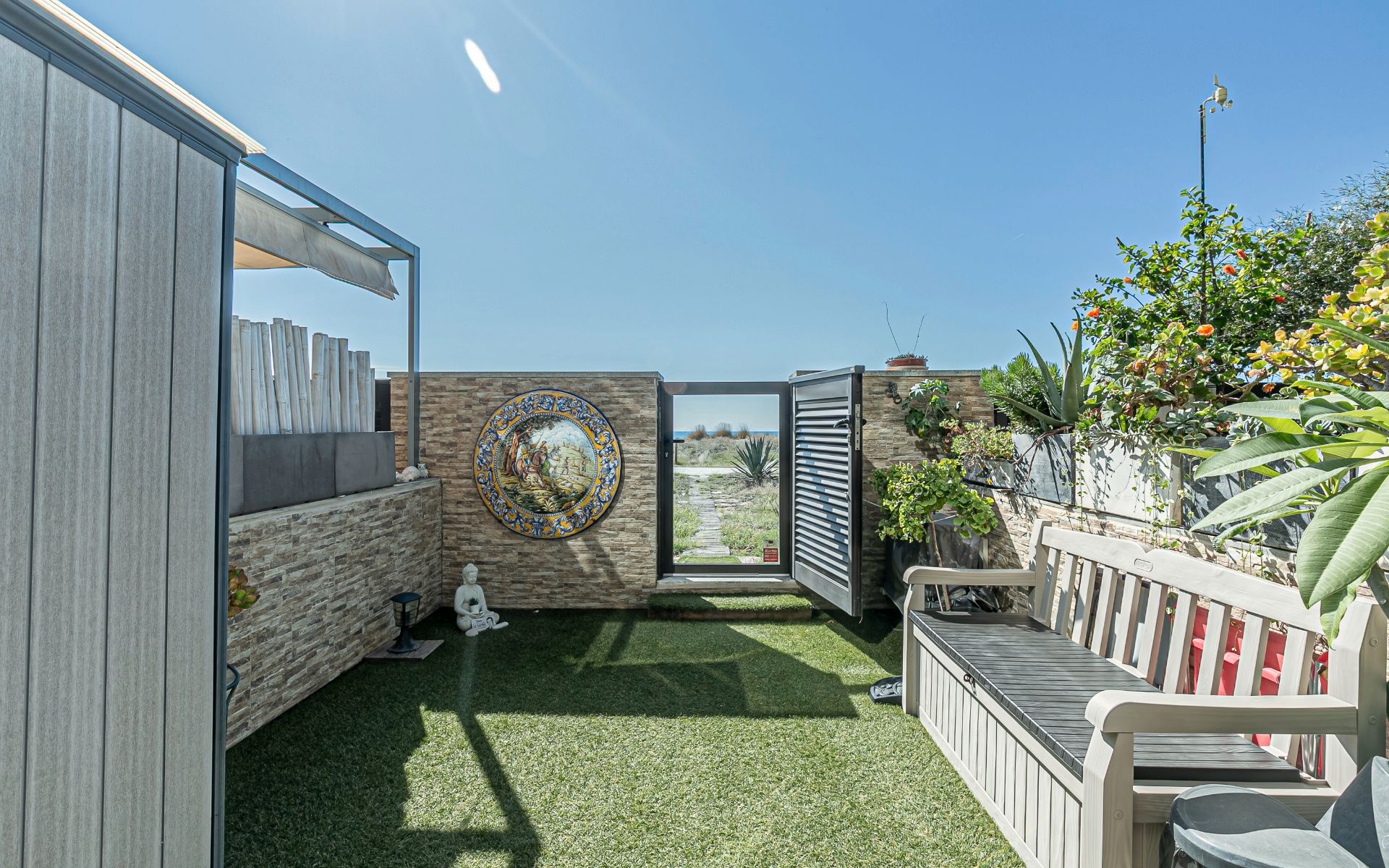 Terrace of Flat for sale in Castelldefels  with Air Conditioner, Heating and Private garden