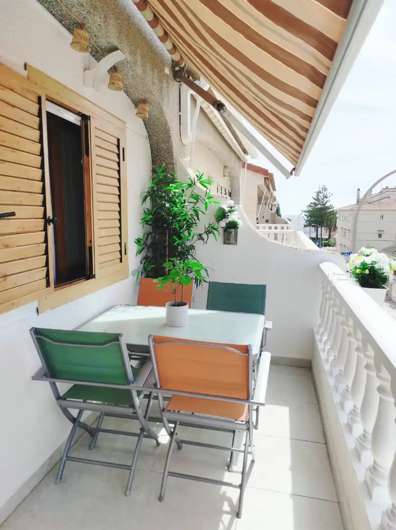 Terraza de Apartamento de alquiler en Pilar de la Horadada con Aire acondicionado, Calefacción y Terraza