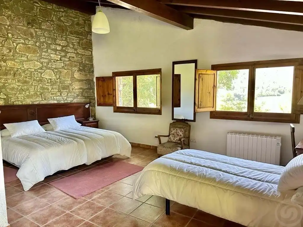 Bedroom of Houses for sale in La Vall de Bianya  with Heating, Terrace and Storage room